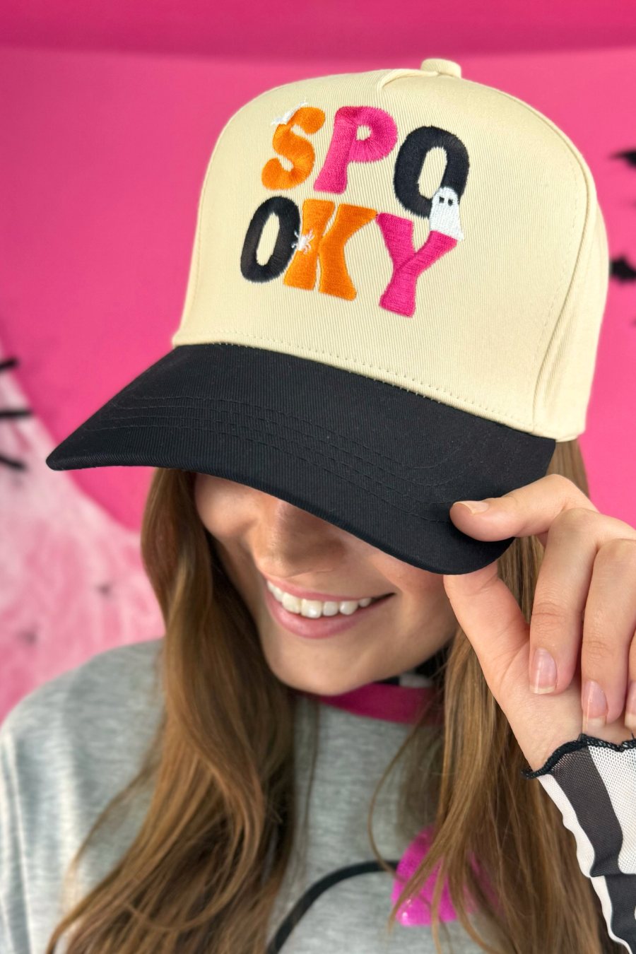 PREORDER- Spooky Vibes Hat - Jess Lea Boutique