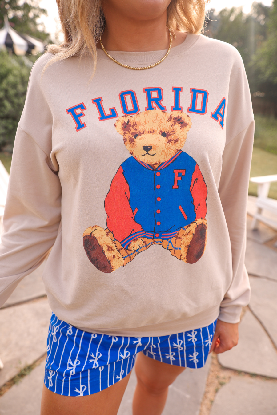 Benny The Bear Florida Pullover - Jess Lea Boutique