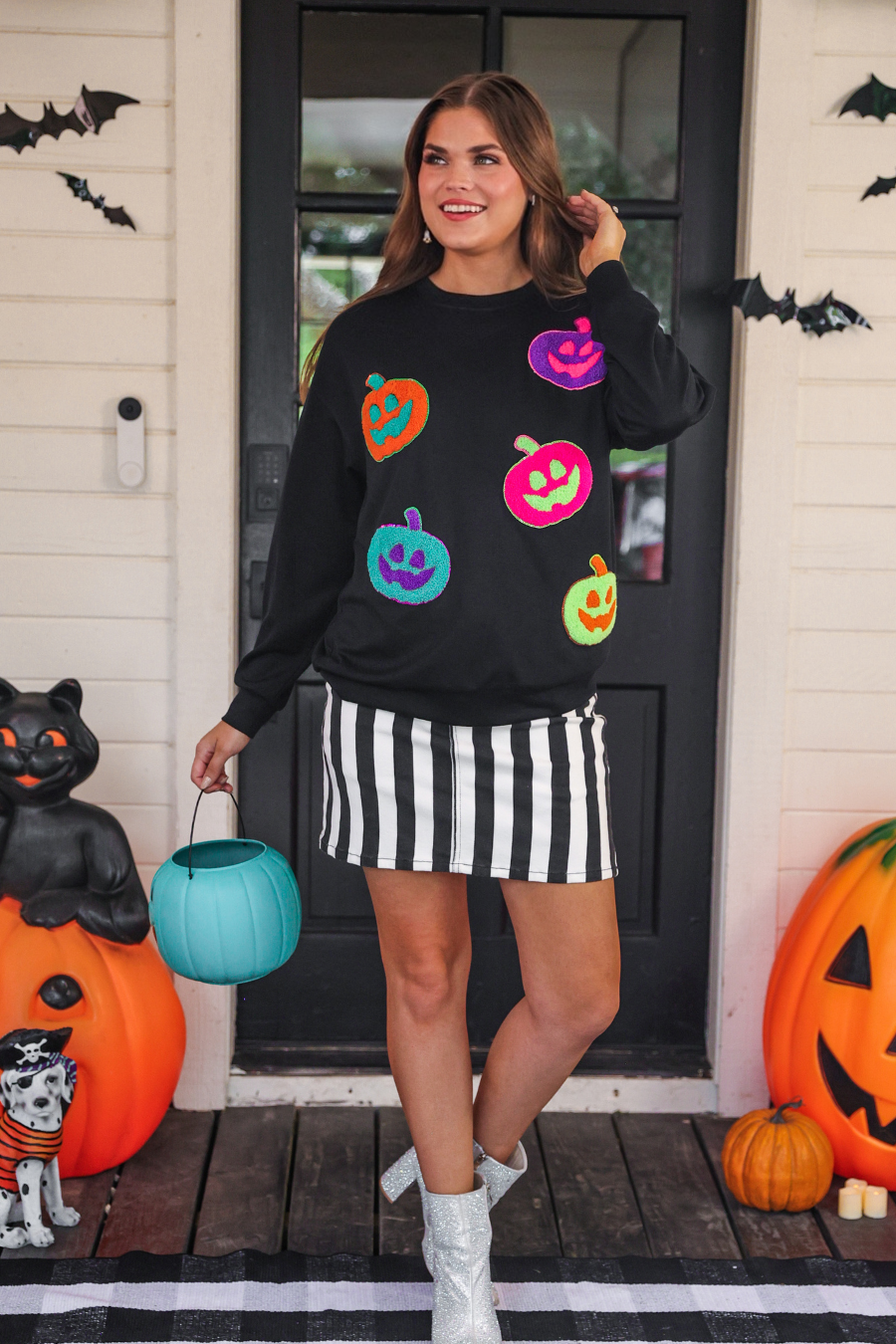 PREORDER Pumpkin Pop Luxe Pullover - Jess Lea Boutique