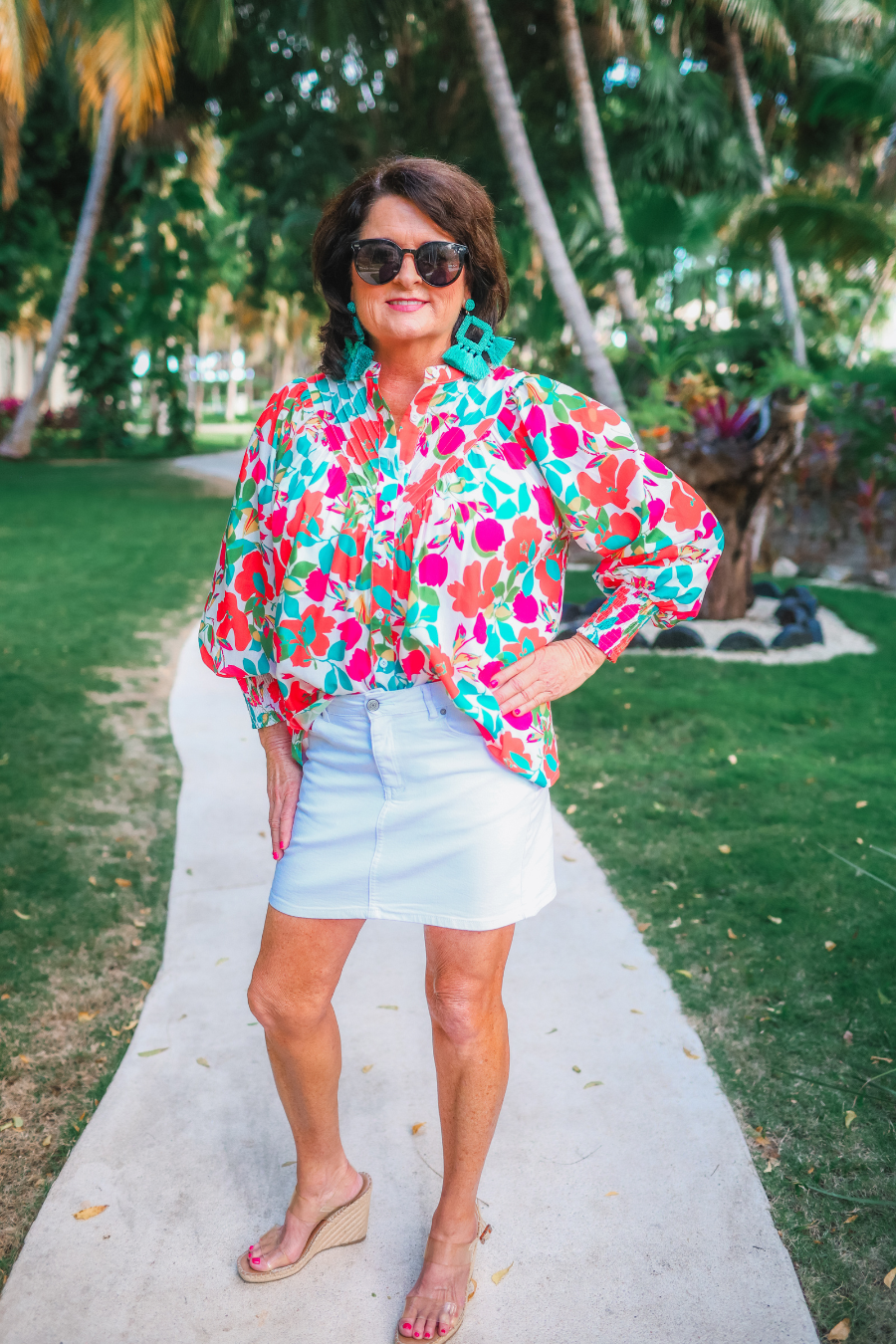 PREORDER-Katie Button Up Blouse - Jess Lea Boutique