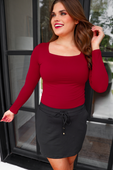 Fallon Long Sleeve Bodysuit - Jess Lea Boutique