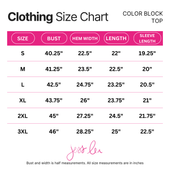 Huddle Up Color Block Top- Red - Jess Lea Boutique