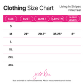 Living In Stripes Dress, Pink/Teal - Jess Lea Boutique