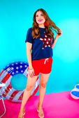 PREORDER-Star And Sparklers Sequin Top - Jess Lea Boutique