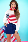 PREORDER-Americana Flag Sweater - Jess Lea Boutique