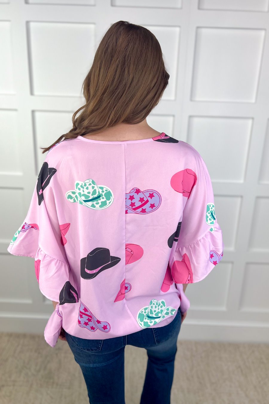 PREORDER-Cowgirl Up Ruffle Top