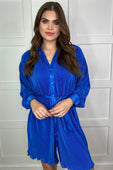 PREORDER-Hot Shot Pleated Tie Dress
