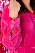 PREORDER-Hot Shot Pleated Tie Dress