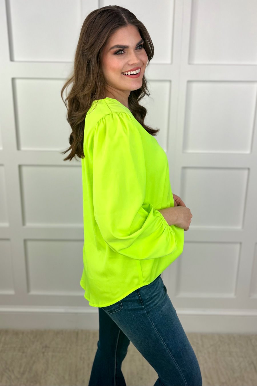 PREORDER-Jamie Balloon Sleeve Top