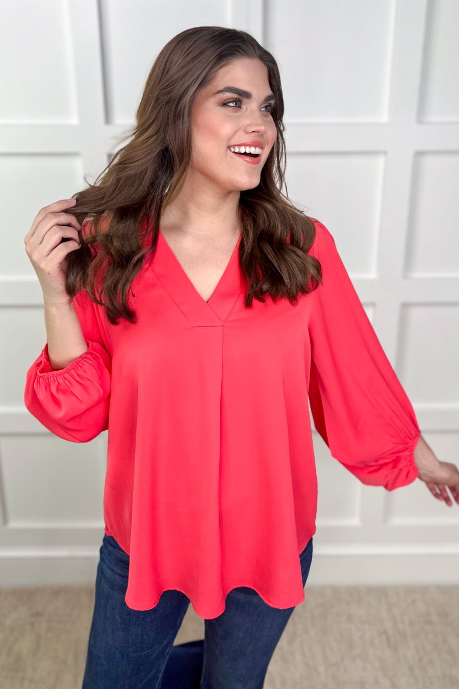 PREORDER-Jamie Balloon Sleeve Top