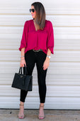 Jamie Balloon Sleeve Top - Jess Lea Boutique
