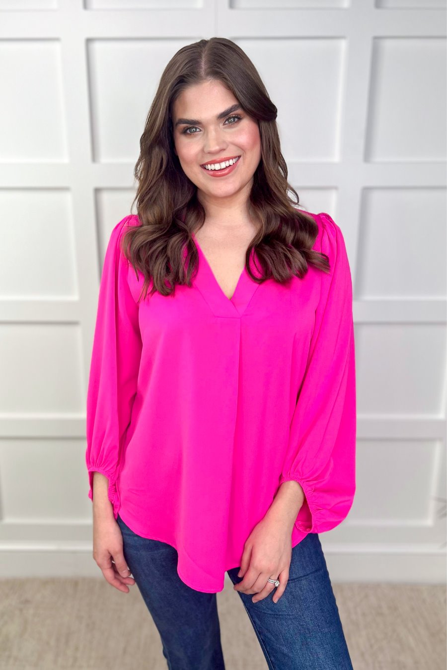 PREORDER-Jamie Balloon Sleeve Top
