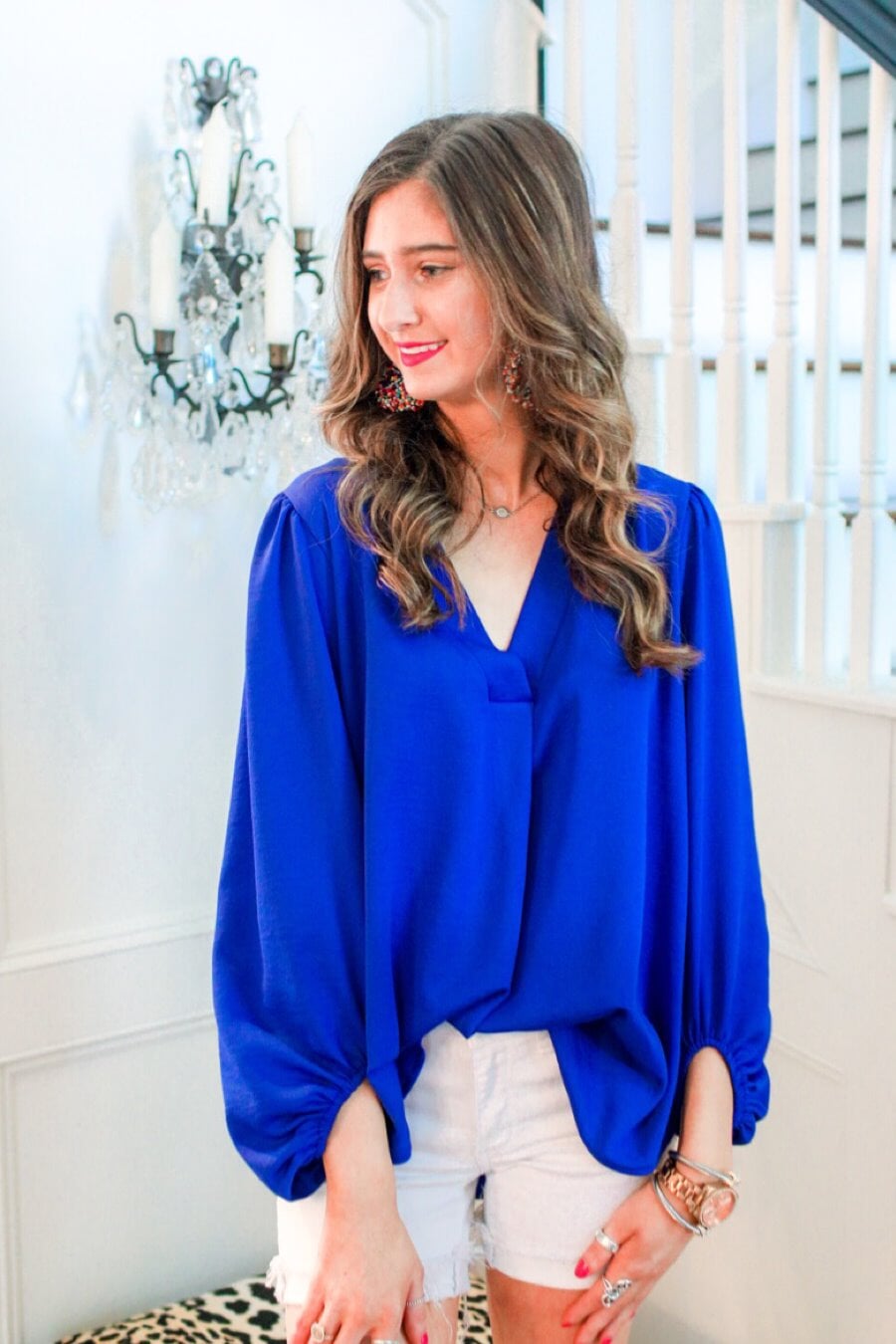 Jamie Balloon Sleeve Top - Jess Lea Boutique