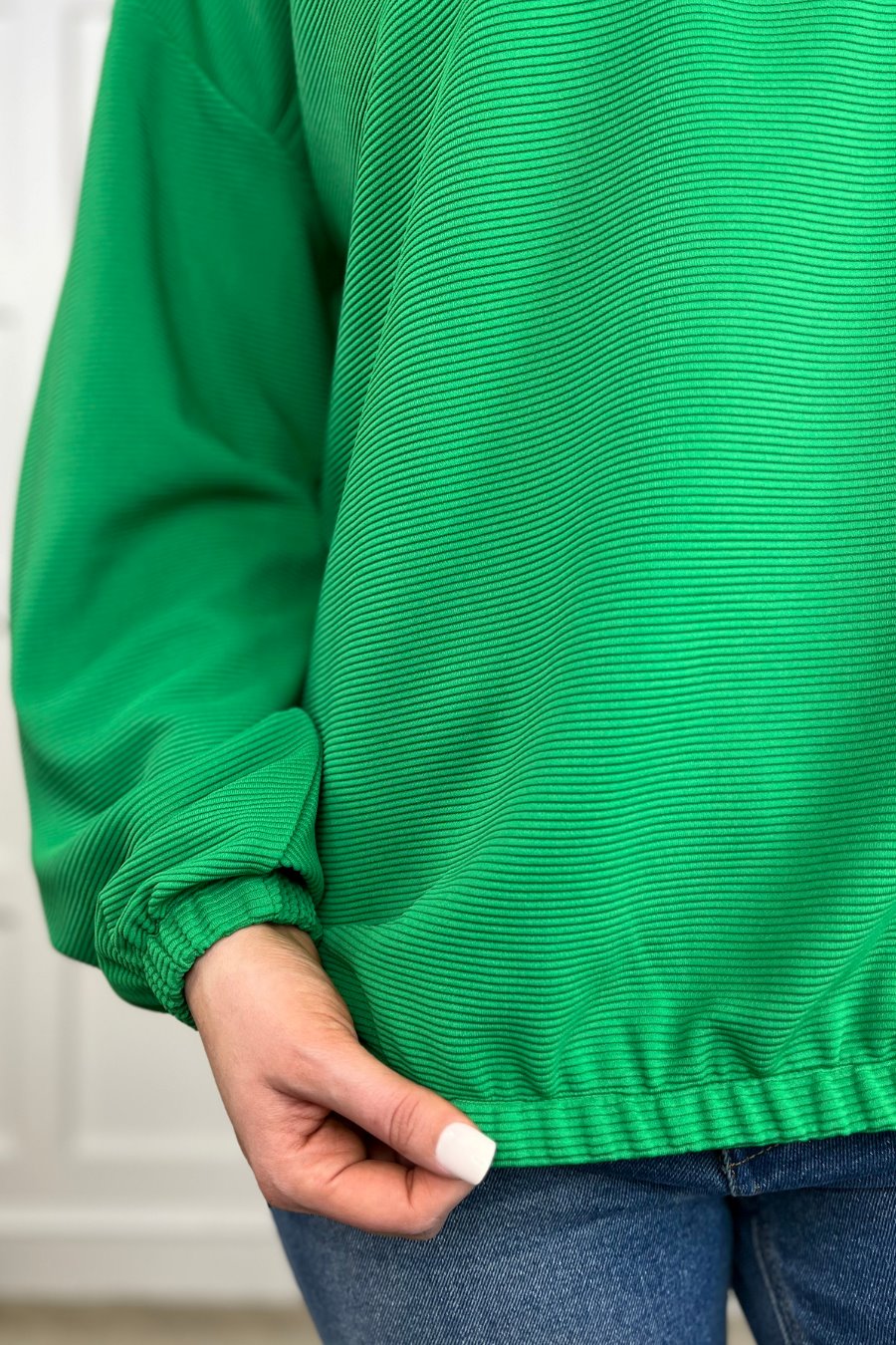 PREORDER-Levi Ribbed Quarter Zip Pullover