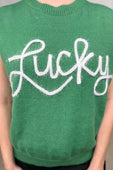PREORDER-Lucky Charm Tinsel Sweater Vest