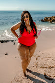 PREORDER-Red Hot Ruffle One Piece Swimsuit