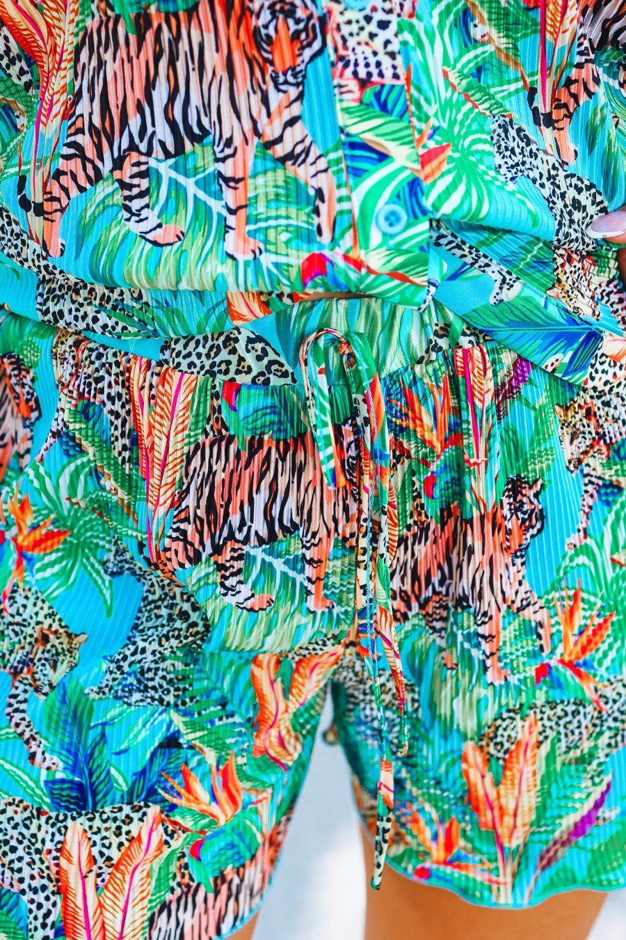 PREORDER-Safari Heat Pleated Set