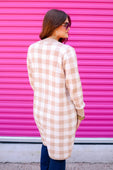 Rain Check Checkered Cardigan