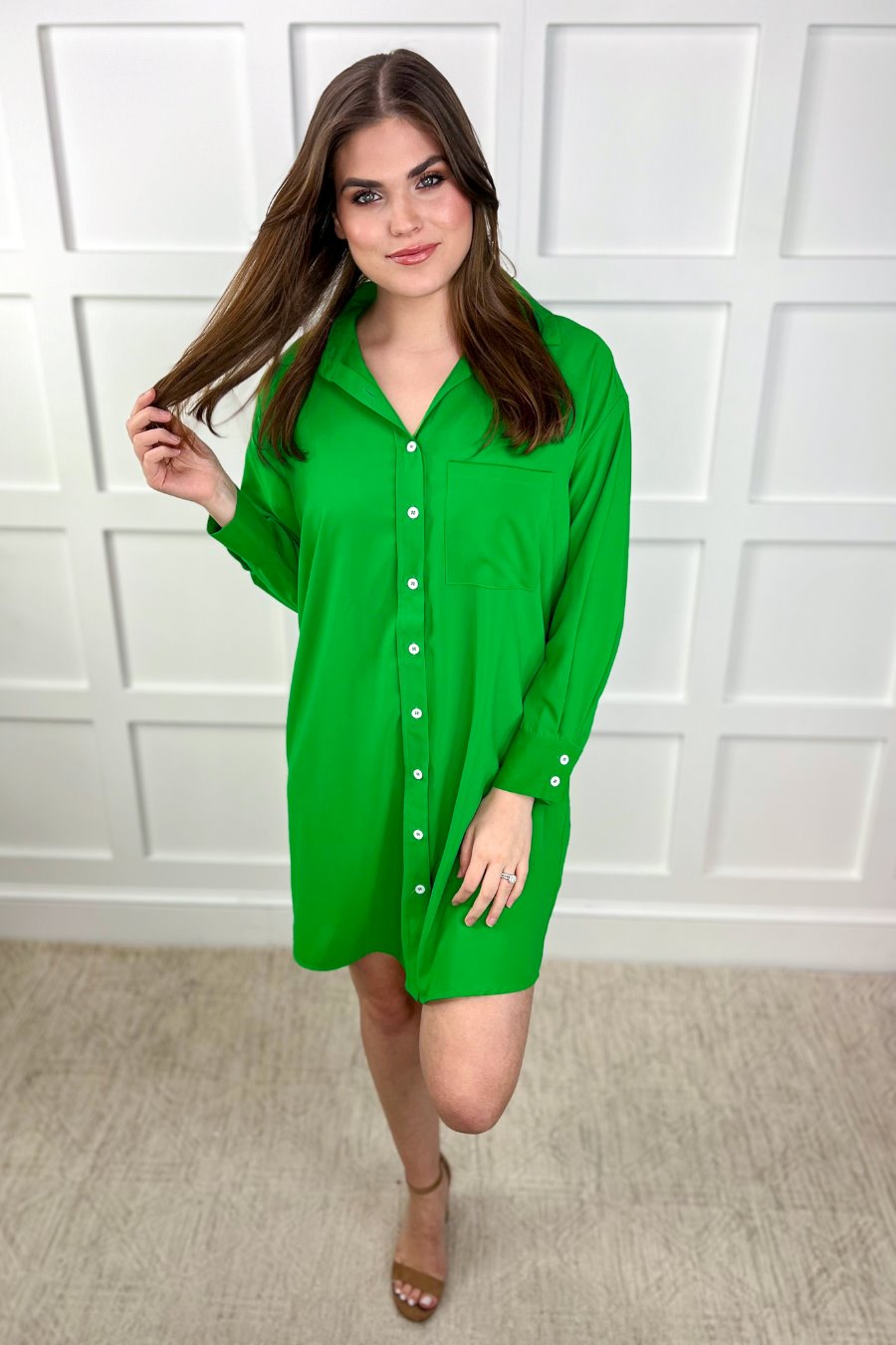 Tristan Button Up Dress