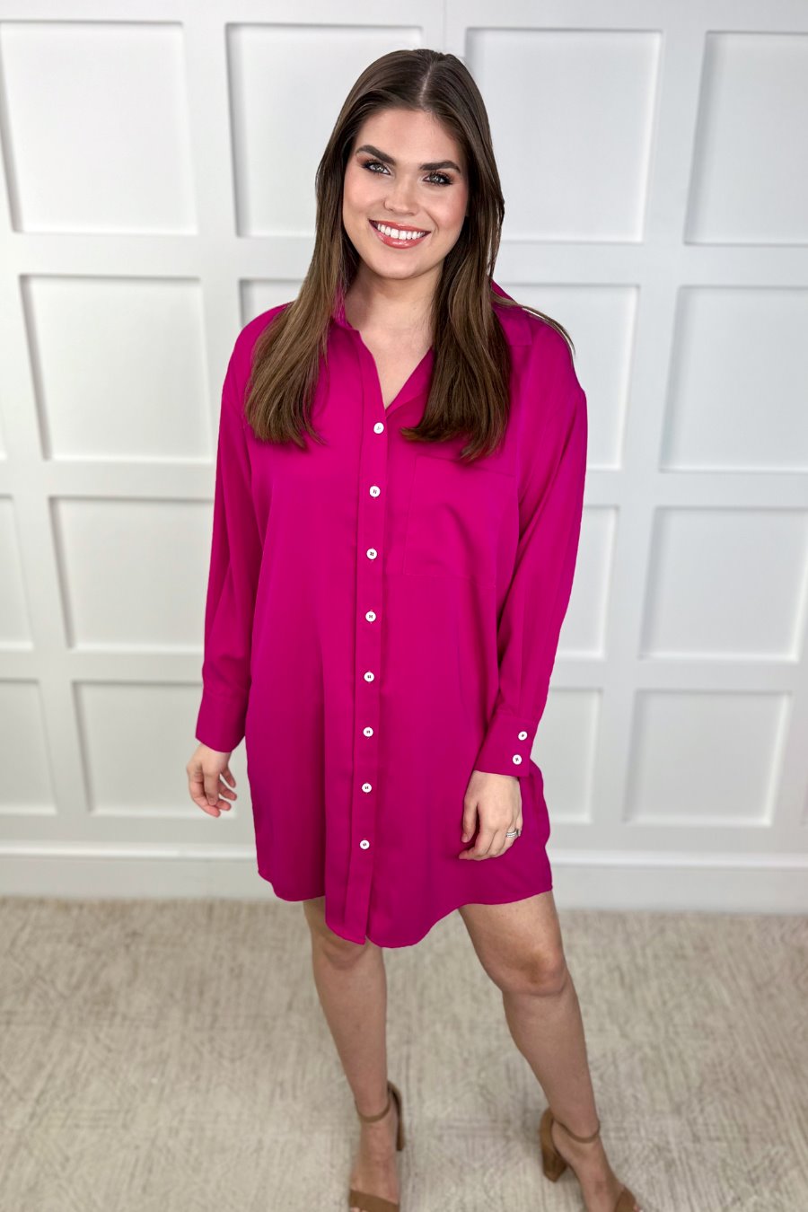Tristan Button Up Dress