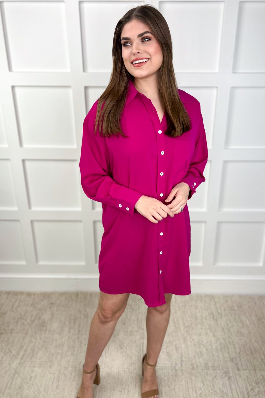 Tristan Button Up Dress