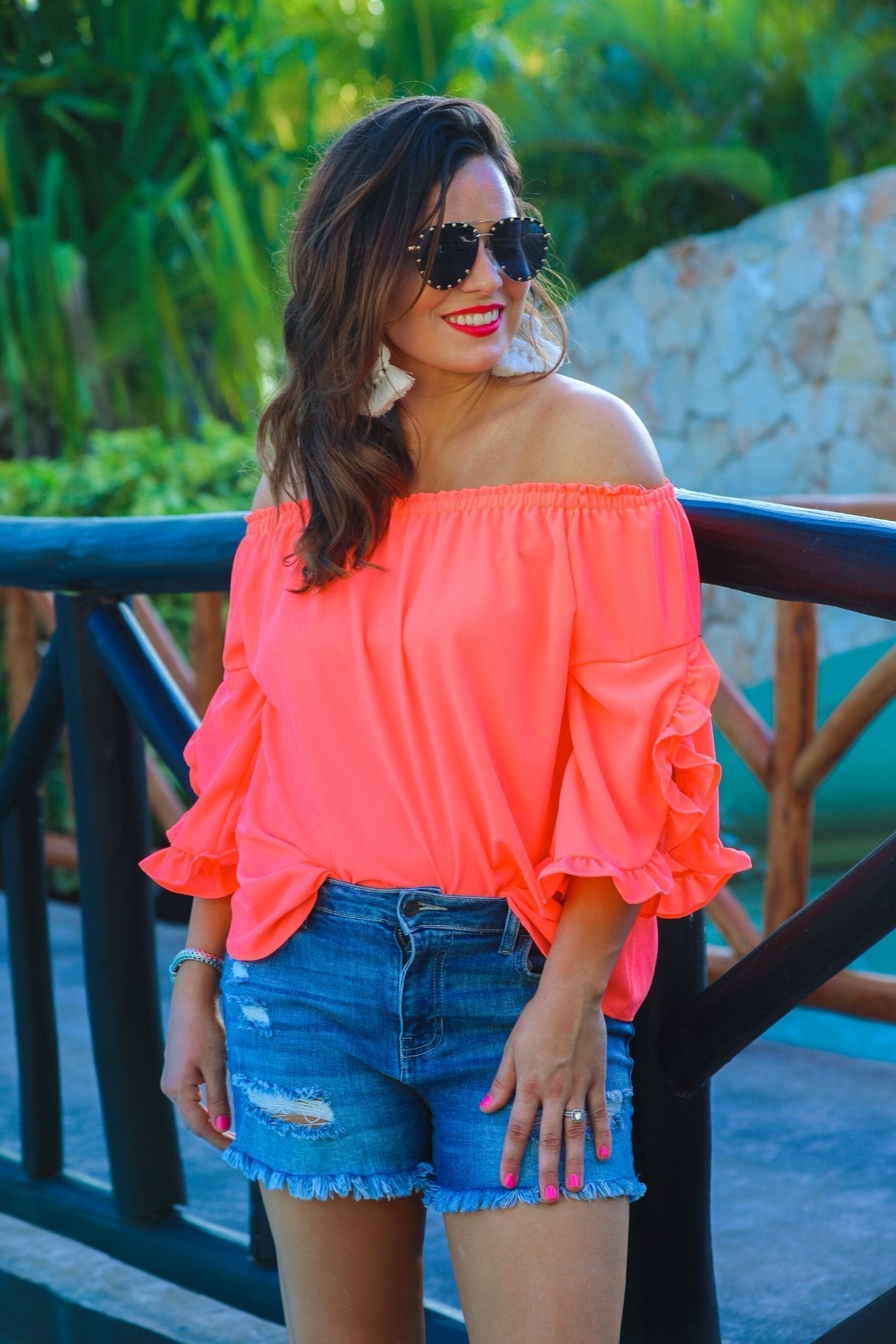 Aruba Off the Shoulder Top - Jess Lea Boutique