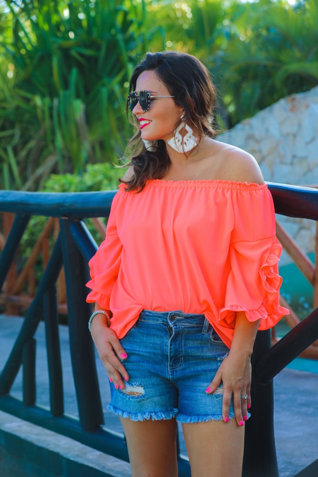 Aruba Off the Shoulder Top - Jess Lea Boutique