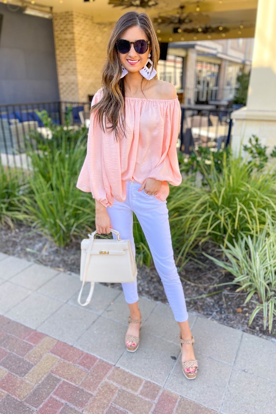 Chasing Fame Satin Off the Shoulder Top - Jess Lea Boutique