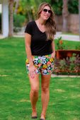 Go Team Multi Sport Drawstring Everyday Shorts - Jess Lea Boutique