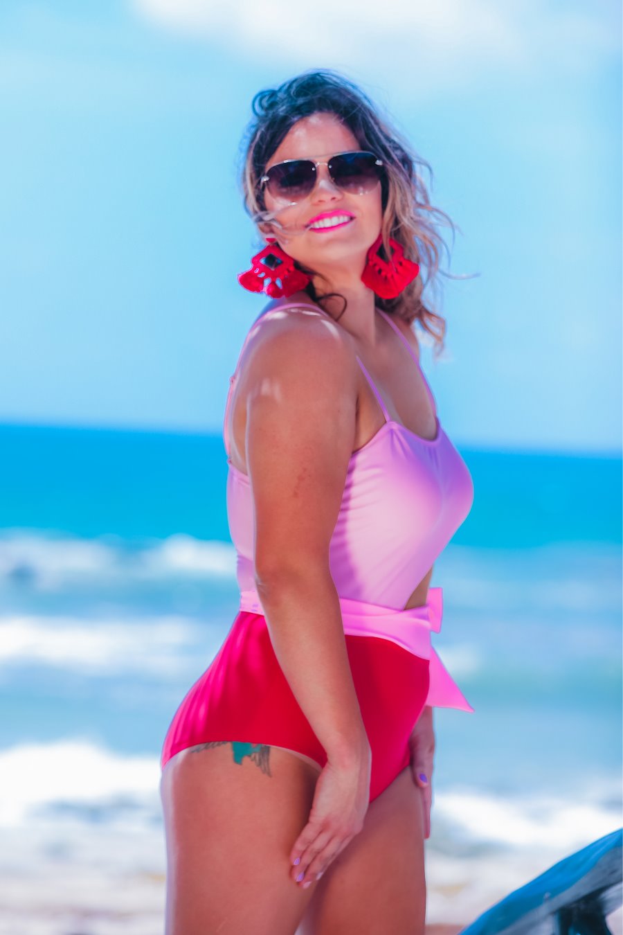 Heat Wave Tie Swimsuit - Jess Lea Boutique