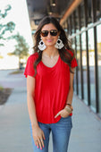 Jess Lea Basic Pocket Tee