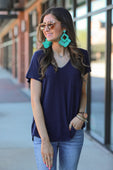 Jess Lea Basic Pocket Tee
