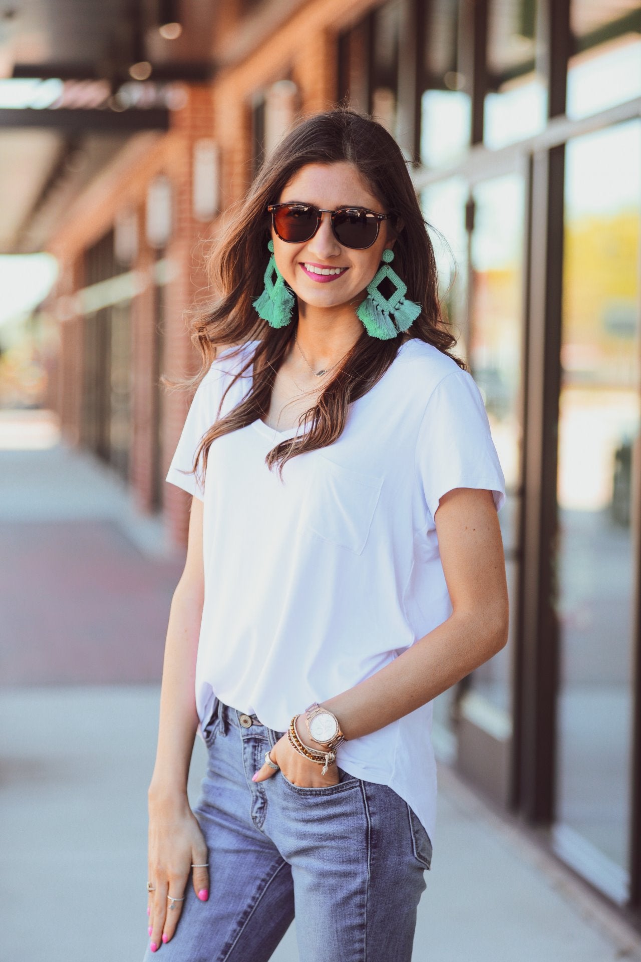 Jess Lea Basic Pocket Tee