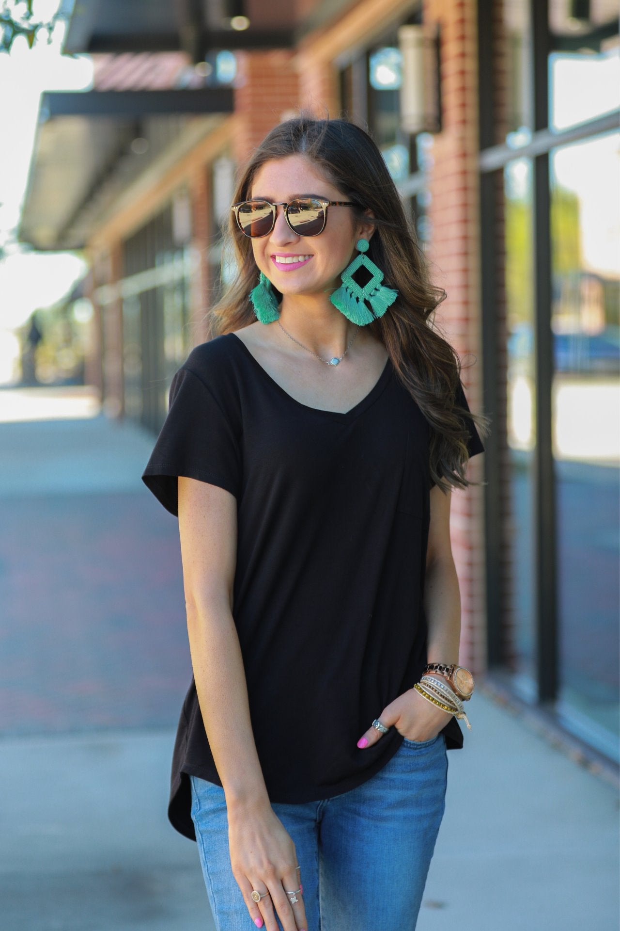 Jess Lea Basic Pocket Tee
