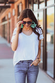 Jess Lea Basic Pocket Tee