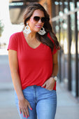 Jess Lea Basic Pocket Tee