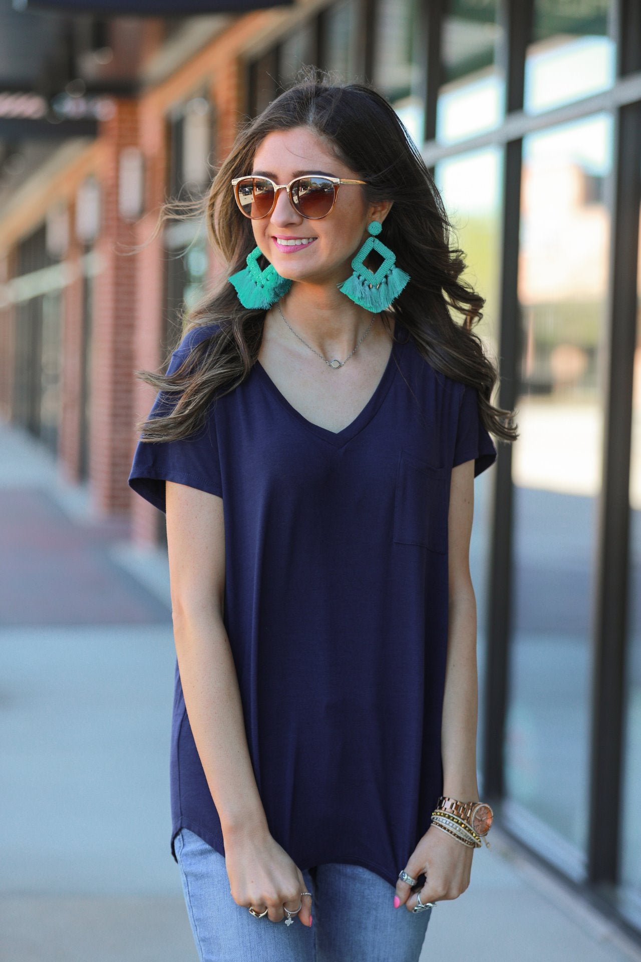 Jess Lea Basic Pocket Tee
