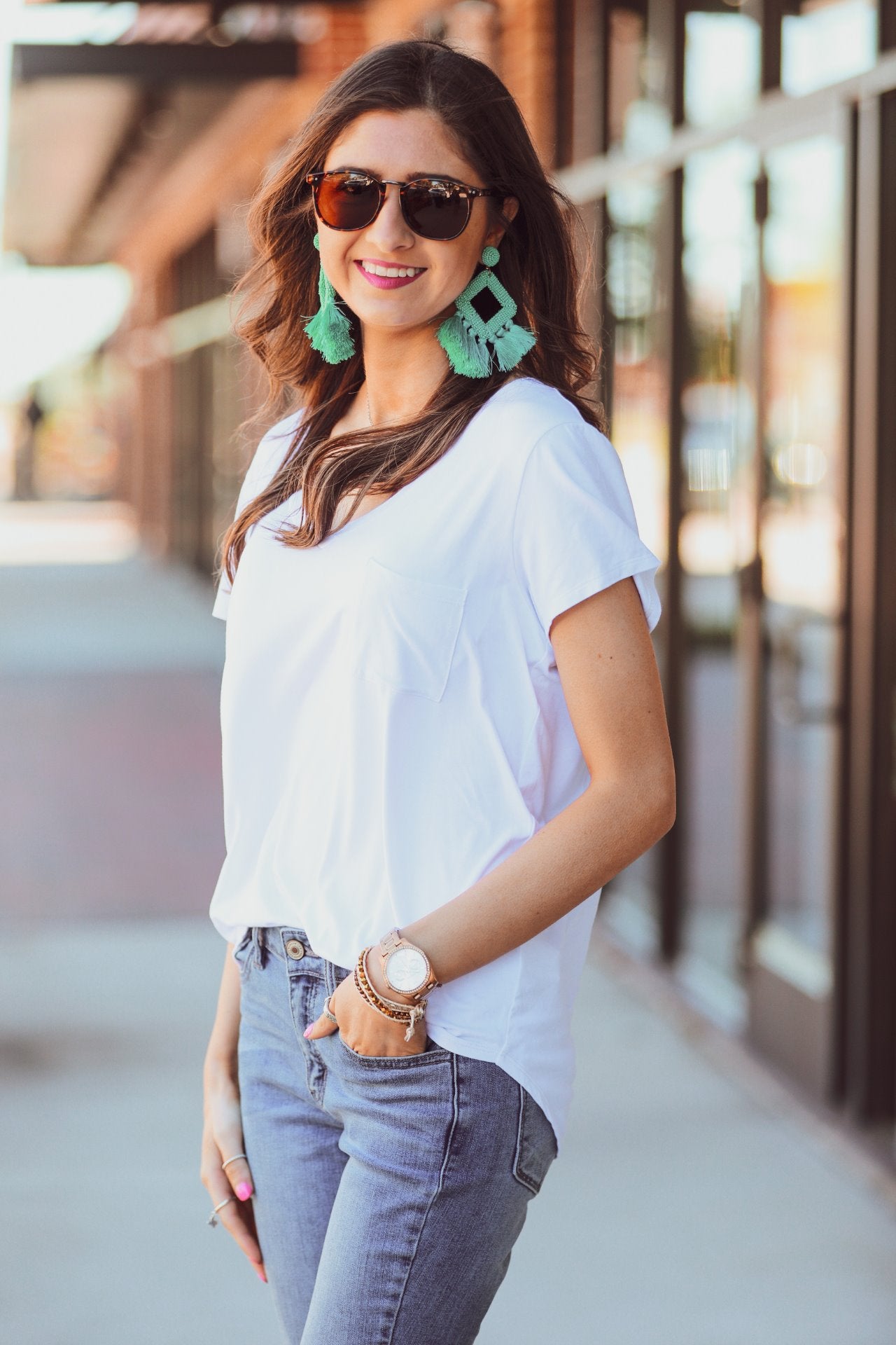 Jess Lea Basic Pocket Tee