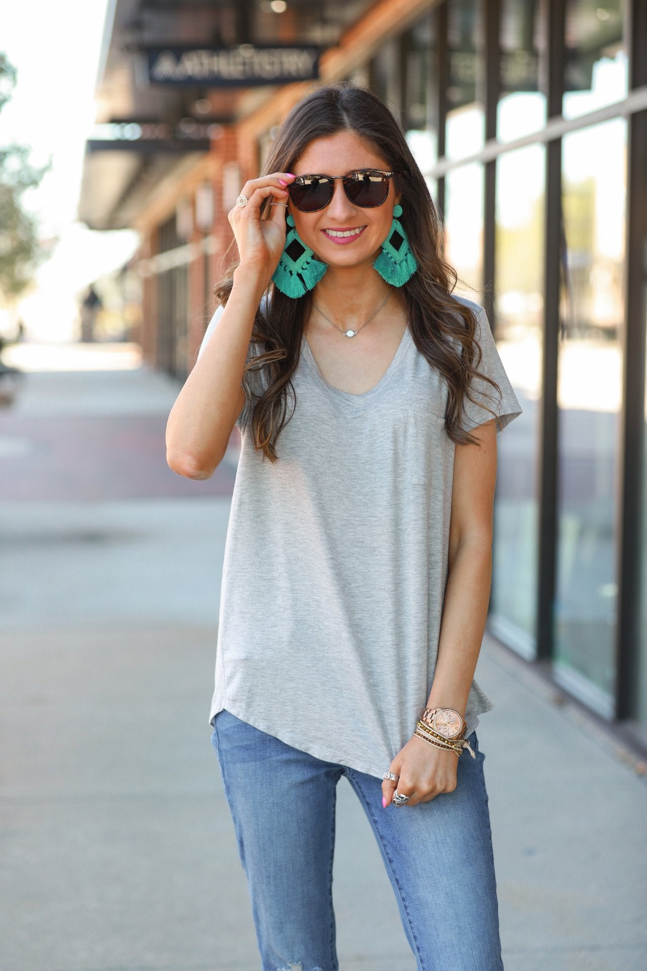 Jess Lea Basic Pocket Tee