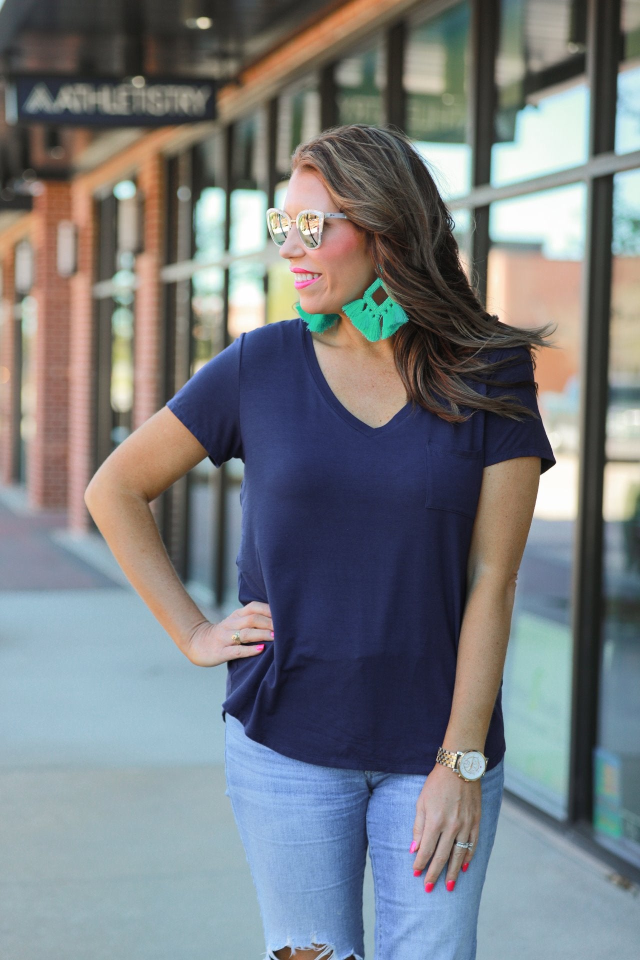 Jess Lea Basic Pocket Tee