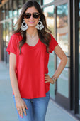 Jess Lea Basic Pocket Tee