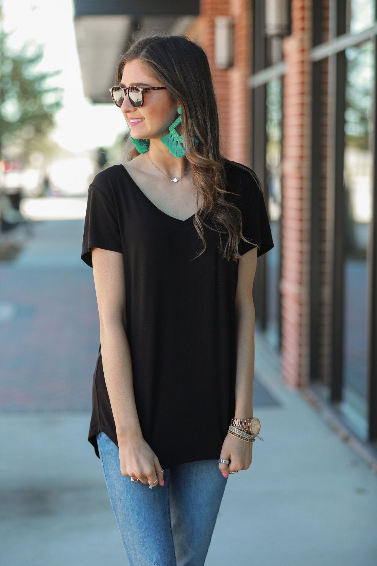 Jess Lea Basic Pocket Tee