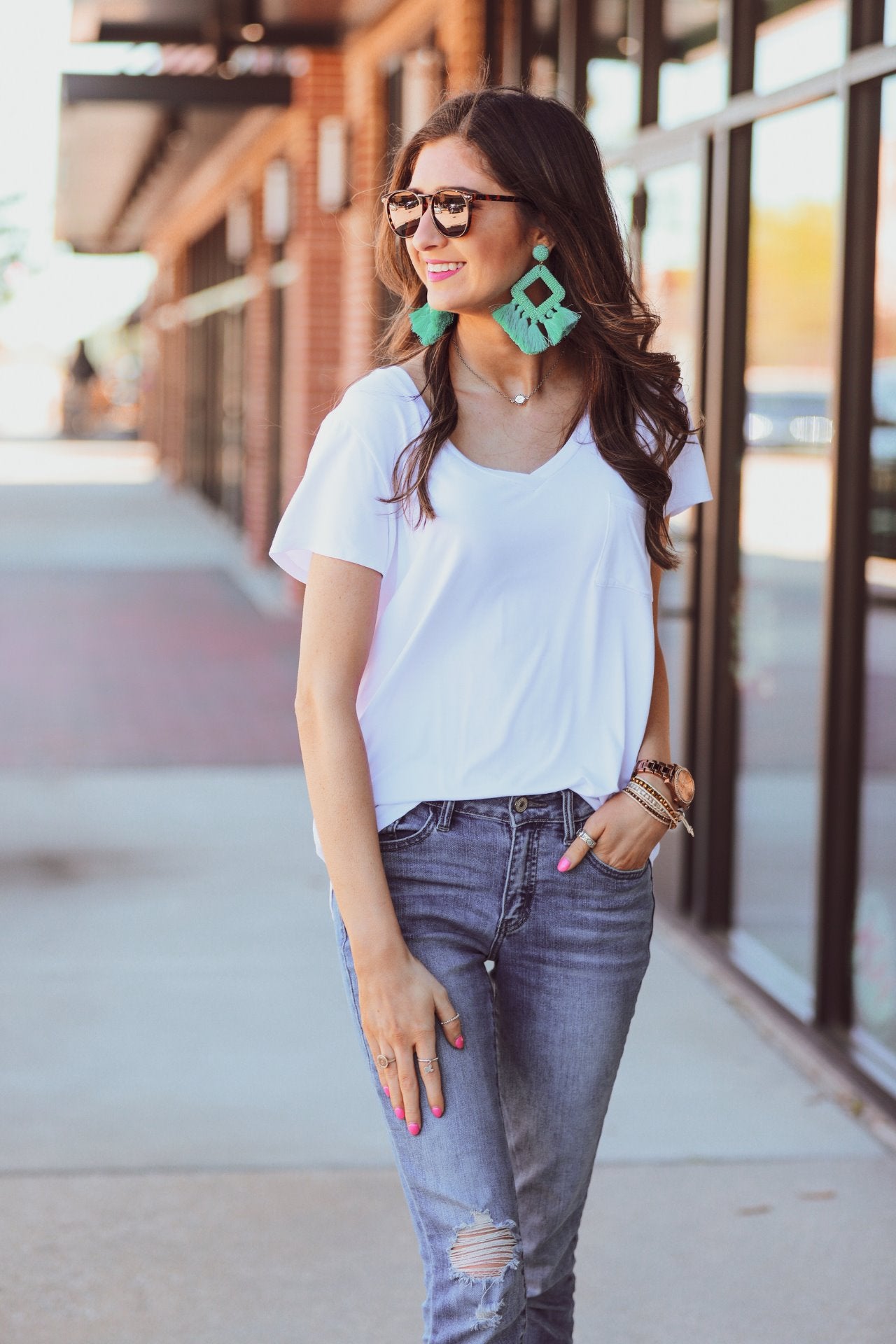 Jess Lea Basic Pocket Tee
