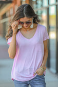 Jess Lea Basic Pocket Tee
