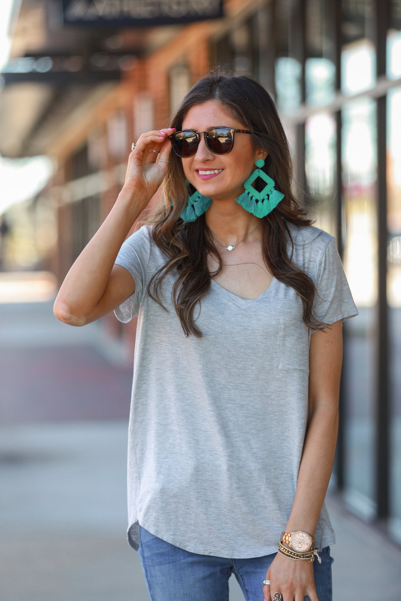 Jess Lea Basic Pocket Tee