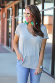 Jess Lea Basic Pocket Tee