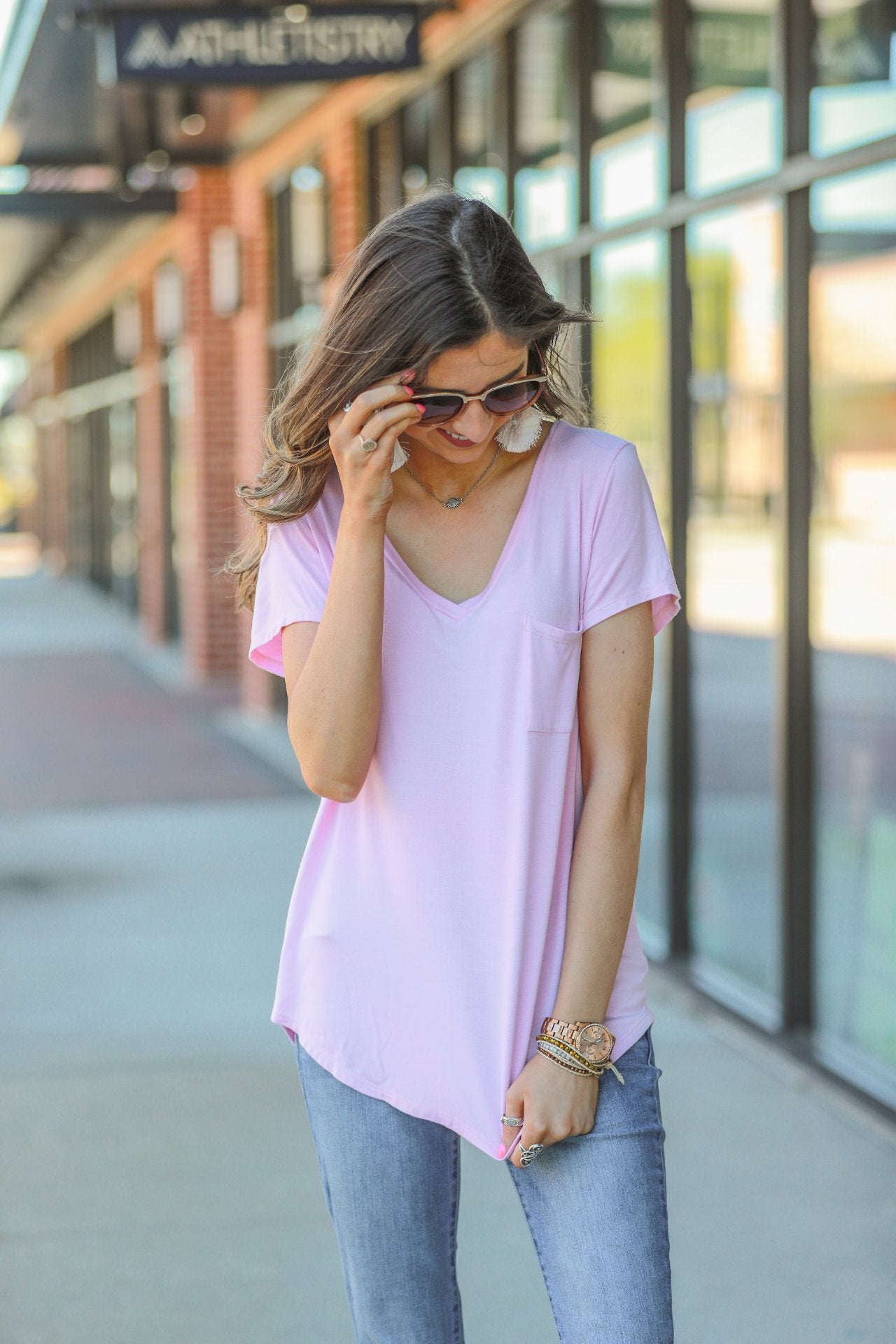 Jess Lea Basic Pocket Tee