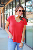 Jess Lea Basic Pocket Tee