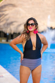 Make A Splash Halter Swimsuit - Jess Lea Boutique