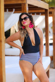 Make A Splash Halter Swimsuit - Jess Lea Boutique